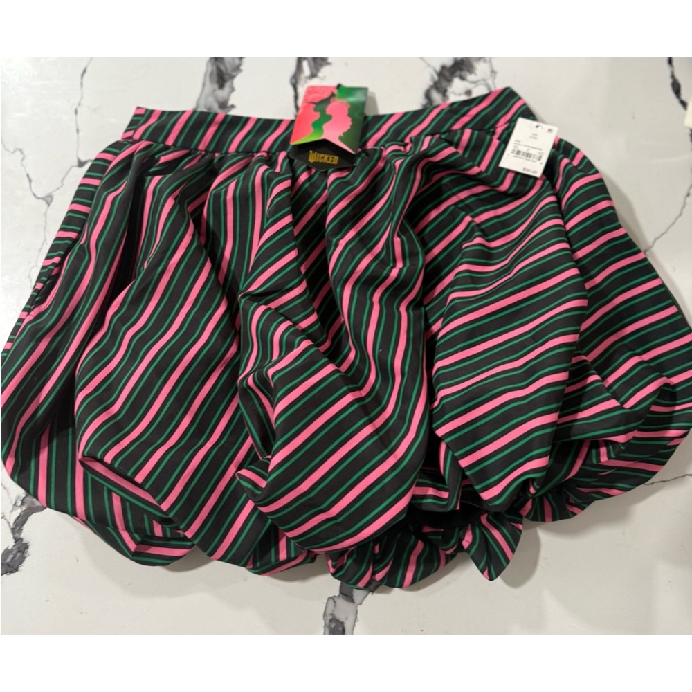 *NWT* WICKED x Target Exclusive Pink Green Striped Skirt